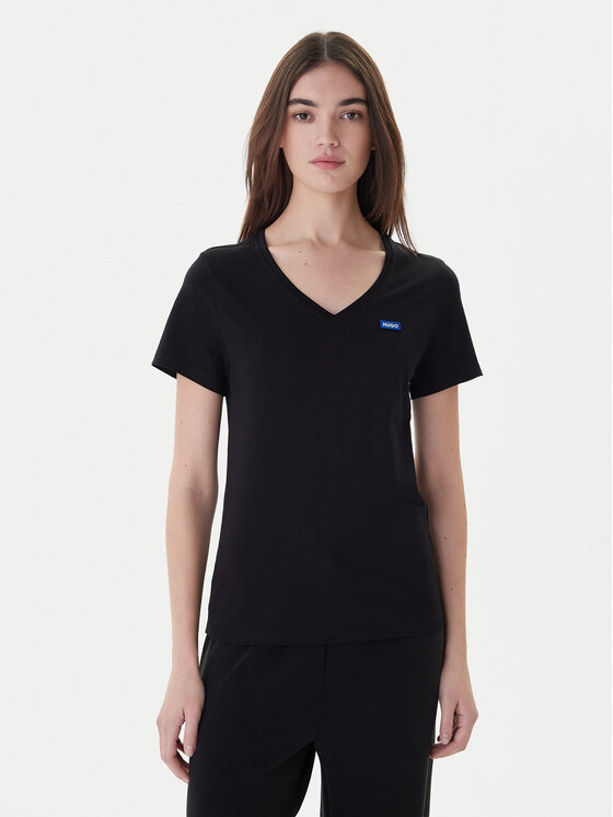 HUGO HUGO Póló Classic 50513667 Fekete Slim Fit