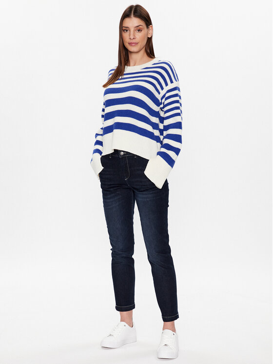United Colors Of Benetton United Colors Of Benetton Traperice 4NF1DF02U Tamnoplava Slim Fit
