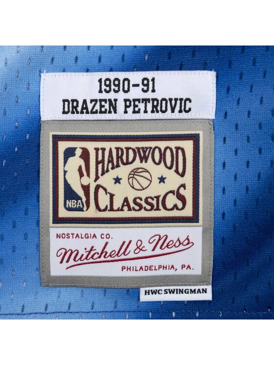 Mitchell & Ness Mitchell & Ness Tank top Nets Drazen Petrović Niebieski Standard Fit