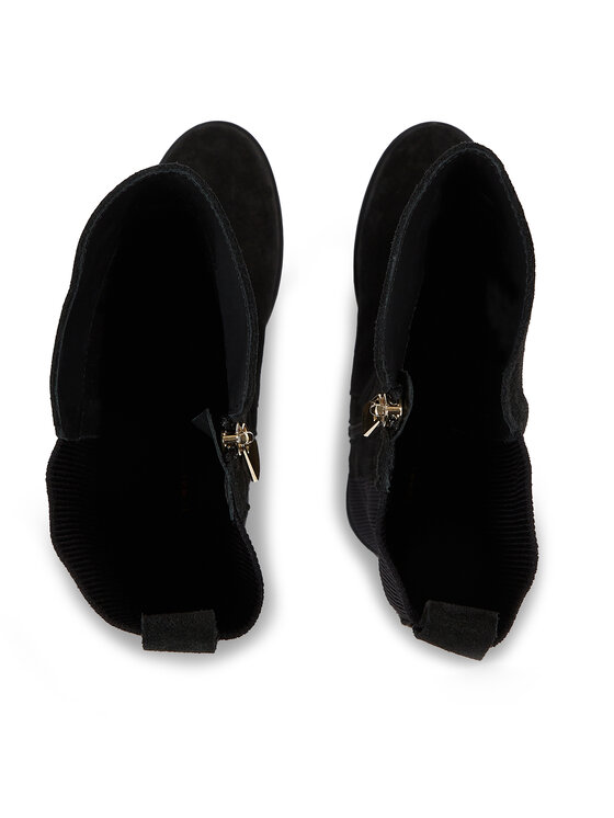 Tommy Hilfiger Tommy Hilfiger Stivali al ginocchio Tommy Essentials Longboot FW0FW07476 Nero