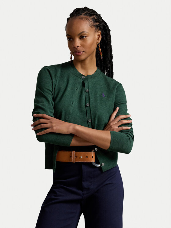 Polo Ralph Lauren Cardigan 211971871506 Verde Regular Fit