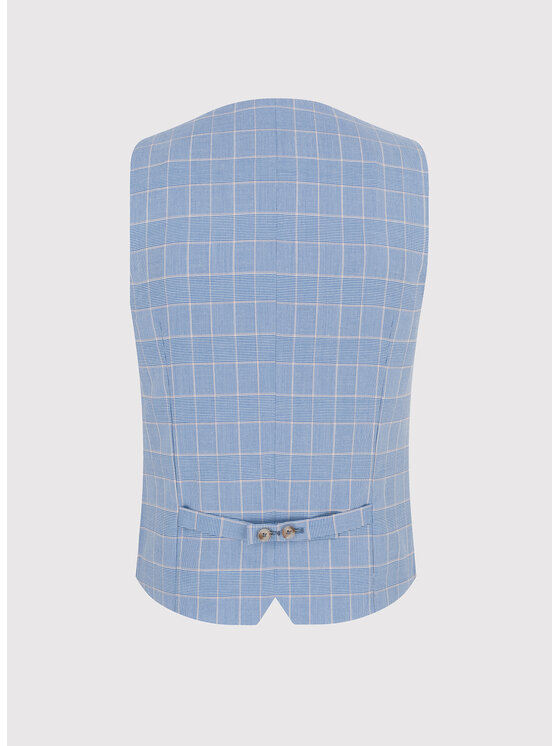 Pako Lorente Pako Lorente Kamizelka P24SF-8X-001 Niebieski Slim Fit