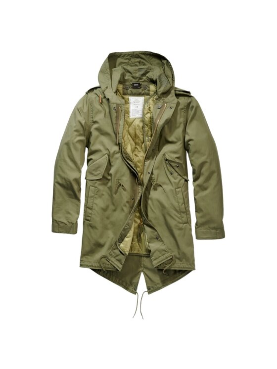 Brandit Brandit Parka 3164 Zielony Parka Fit