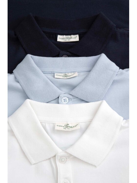 Coccodrillo Coccodrillo Polo XCX143602EJB-015 Granatowy Regular Fit