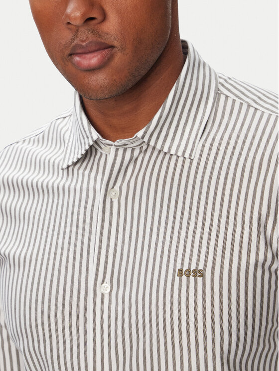 BOSS BOSS Риза Mysoft_2_M 50519748 Светлозелен Slim Fit