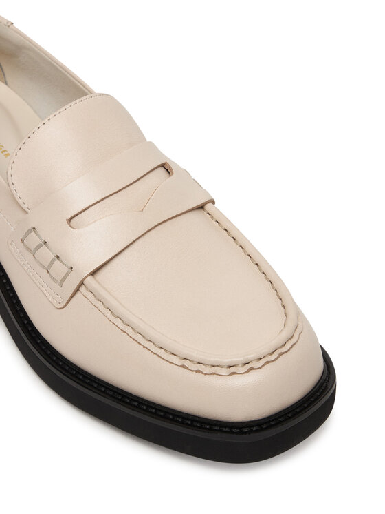 Tommy Hilfiger Tommy Hilfiger Loaferai Elettra Penny Leather FW0FW09360 Écru