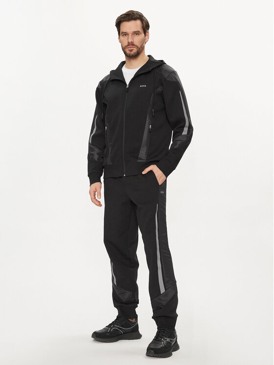 BOSS Boss Spodnji del trenirke Hadikon 50504888 Črna Relaxed Fit