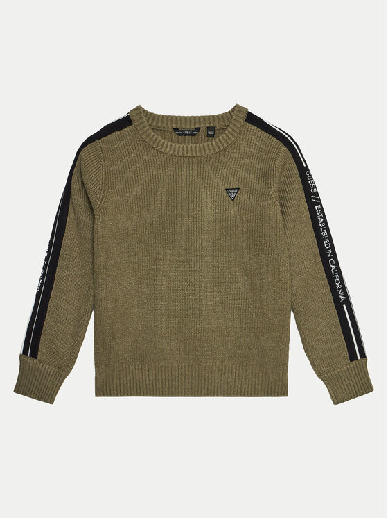 Guess Bluză L4BR10 Z3FU0 Verde Regular Fit