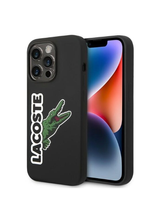 Etui na telefon Lacoste, Czarne, iPhone 14 Pro Max