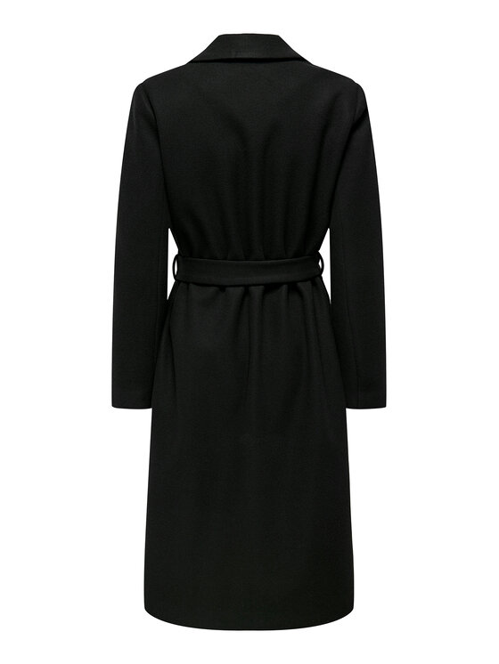 ONLY ONLY Демісезонний плащ Alvilda 15314362 Чорний Regular Fit
