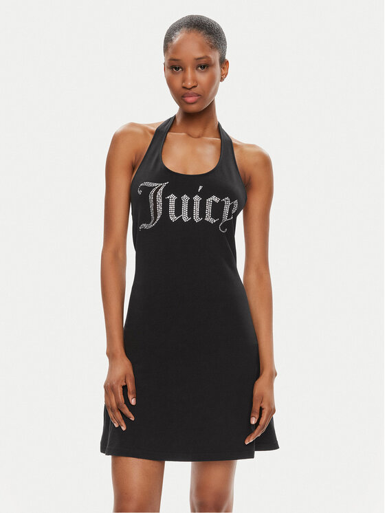 Juicy Couture Poletna Obleka Hector JCWED24311 Črna Slim Fit