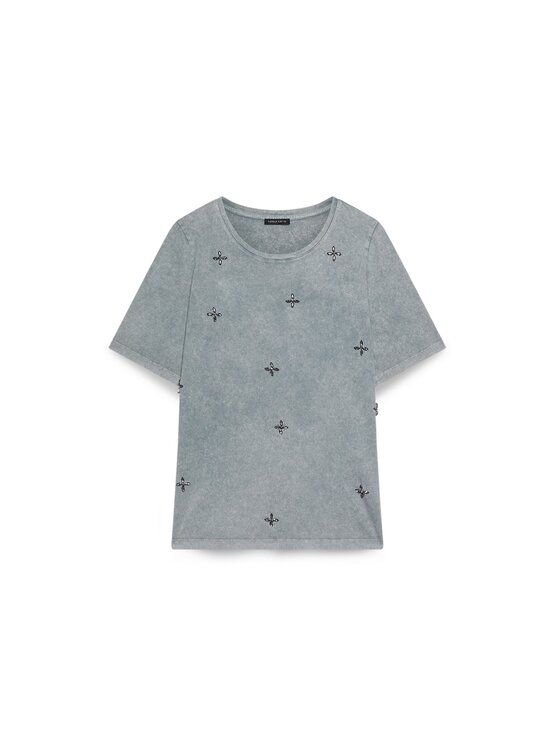 Fiorella Rubino Fiorella Rubino T-shirt G02UL009683N013 Grigio Regular Fit