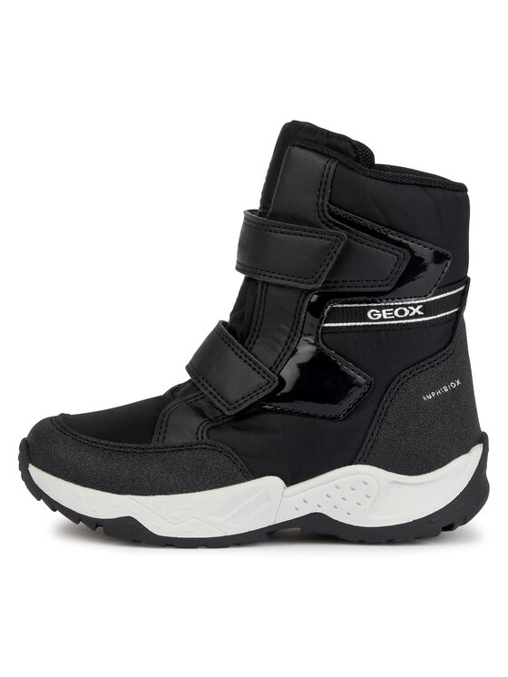 Geox Geox Μπότες Χιονιού J Sentiero Girl B Ab J36FVD 0FU54 C9999 M Μαύρο
