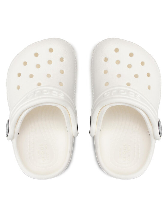 Crocs Crocs Παντόφλες Classic Kid Clog T 206990 Λευκό