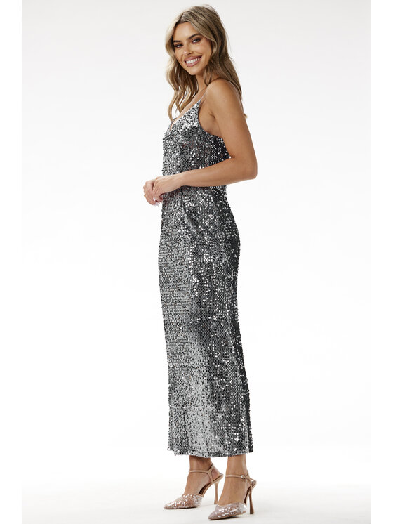 Awama Awama Abito da sera A697 Grigio Basic Fit