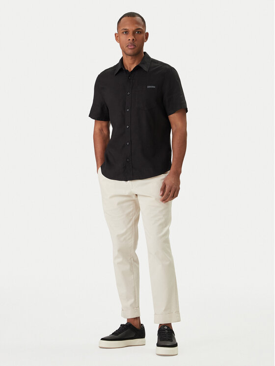 Calvin Klein Jeans Calvin Klein Jeans Риза LV04RF120G Черен Regular Fit