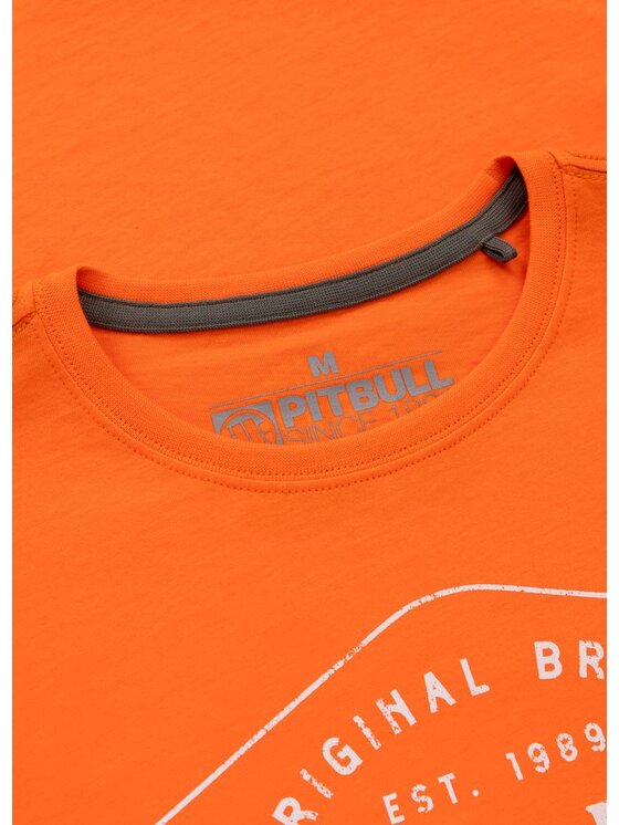 PITBULL PITBULL T-Shirt AUTOMATIC Pomarańczowy Regular Fit