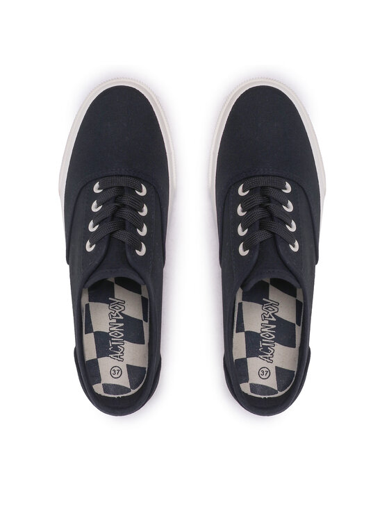 Action Boy Action Boy Sneakers aus Stoff CF2624-1 Schwarz