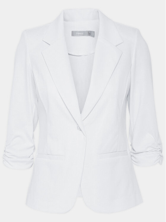 Fransa Fransa Giacca da abito 20604689 Bianco Regular Fit