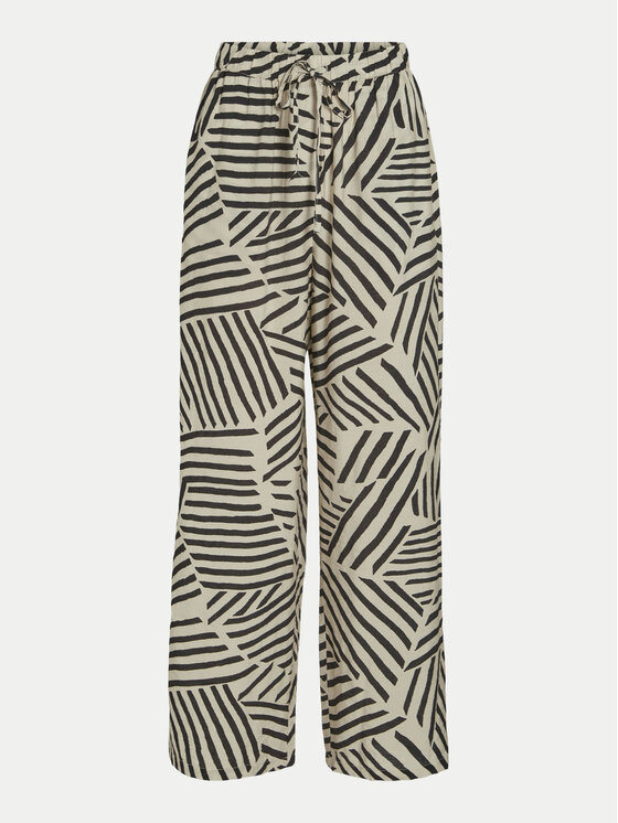 Vila Vila Riidest püksid Sasja 14102834 Beež Loose Fit