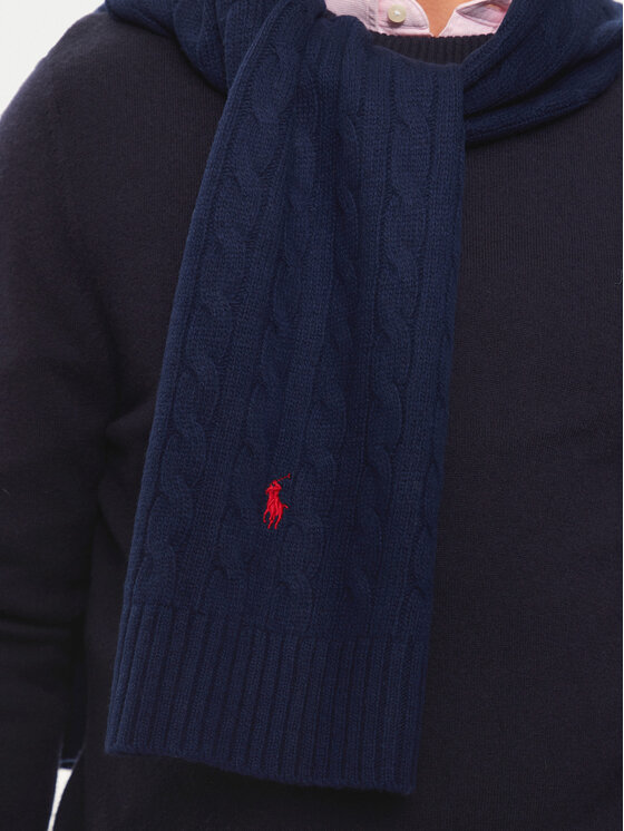 Polo Ralph Lauren Polo Ralph Lauren Šalikas 449959345002 Tamsiai mėlyna