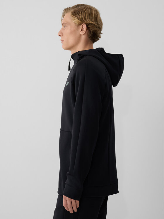 4F 4F Bluza techniczna TRAINING Czarny Regular Fit