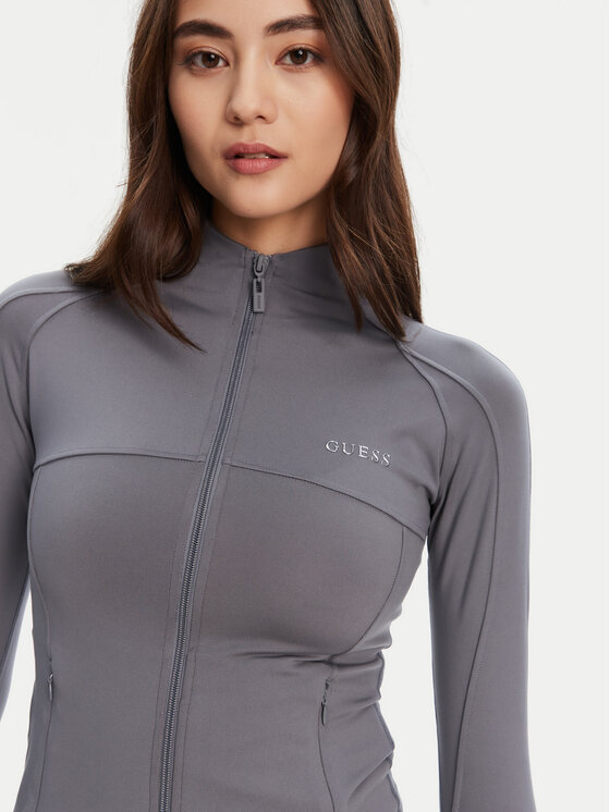 Guess Guess Mikina V5RP17 KCD02 Sivá Regular Fit
