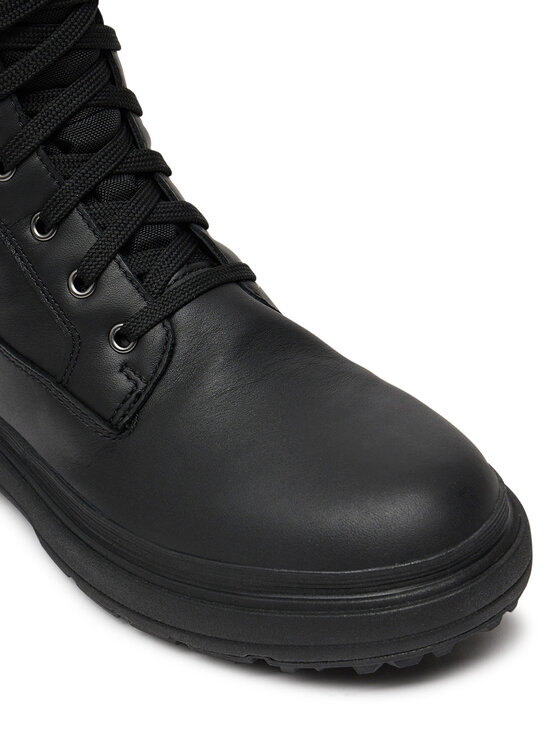 Geox Geox Schnürstiefeletten D46XMB 08511 C9999 Schwarz