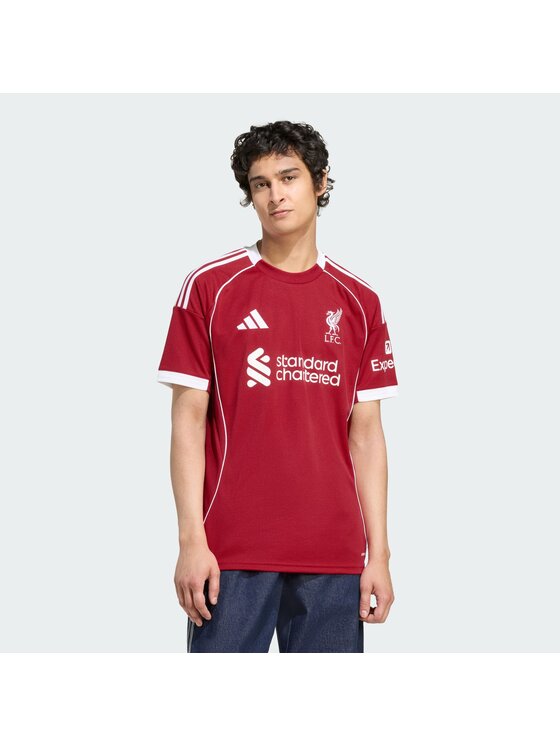 adidas adidas Koszulka techniczna Liverpool FC 25/26 Home Jersey Czerwony Slim Fit