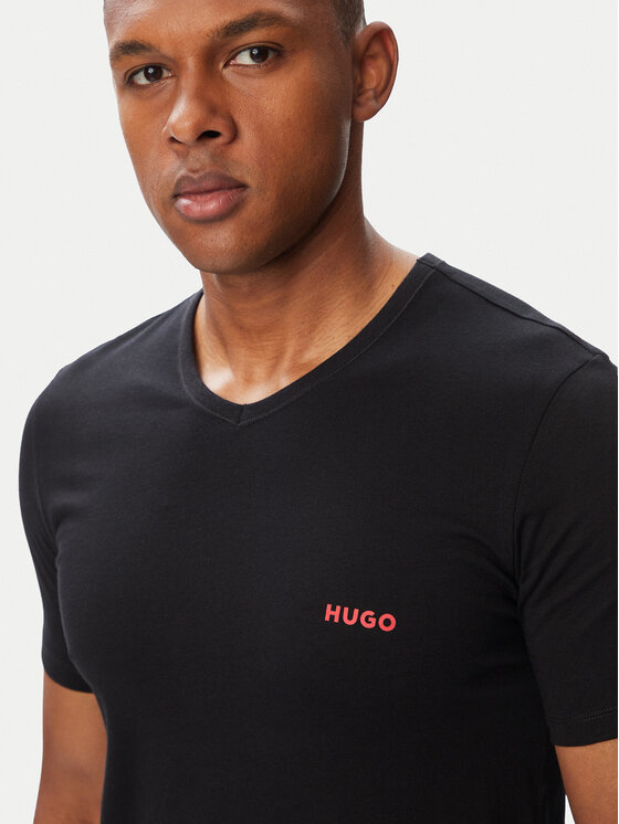 HUGO HUGO Комплект тениски 50566316 Черен Regular Fit