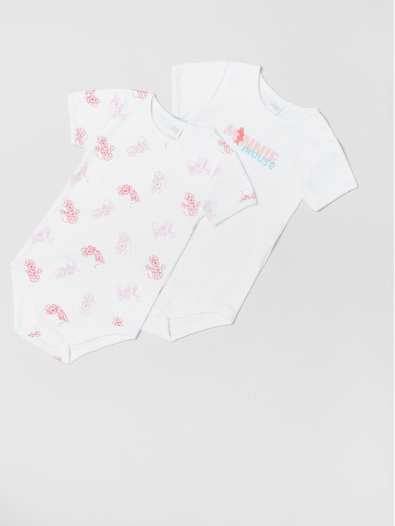 Gyerek 2 db-os gyermek body szett OVS, Méret: 6_9M, Fehér, DISNEY 1627412