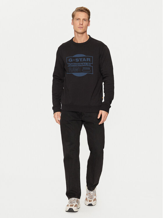 G-Star Raw G-Star Raw Bluza Originals D25441-D797 Czarny Regular Fit