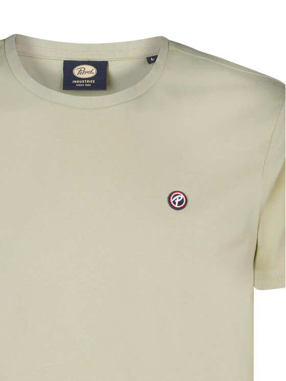 Petrol Industries Petrol Industries T-Shirt M-ROS-TSR002 Zielony Regular Fit