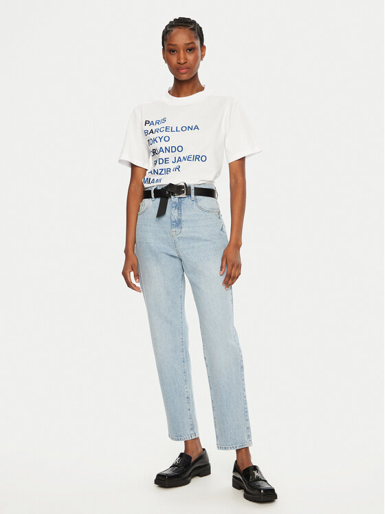Patrizia Pepe Patrizia Pepe T-shirt 8M1687/J261-W103 Bianco Regular Fit