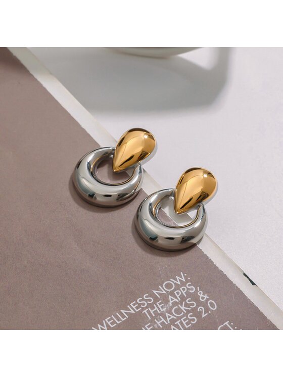 Fugart Fugart Kolczyki FUGJDE0102004-PS Złoty