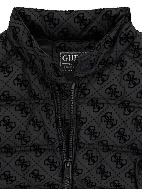 Guess Guess Демісезонна куртка J6YL10 W2622 Чорний Regular Fit