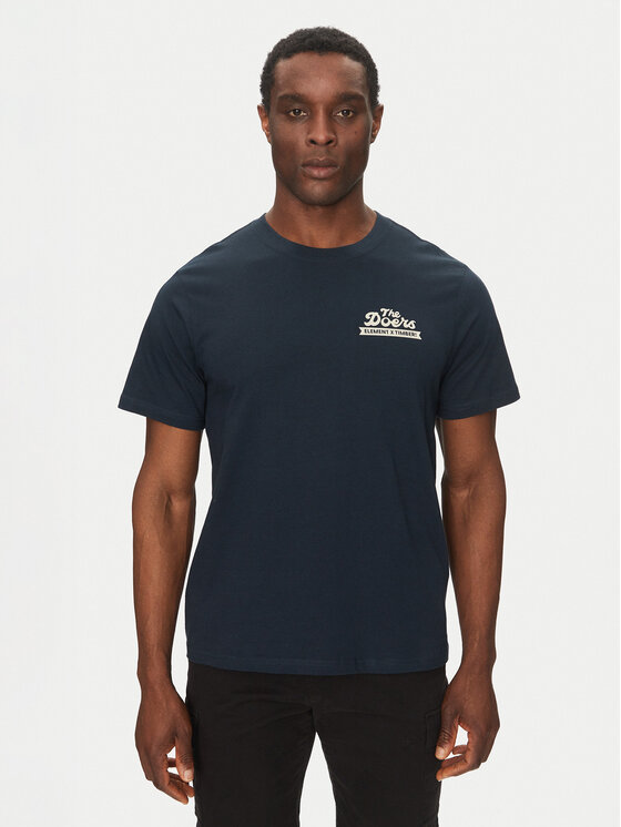Element T-shirt ELYZT00520 Blu scuro Regular Fit, taglia : S