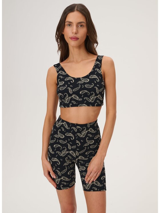 LEBRAND LEBRAND Szorty sportowe Leo Czarny Regular Fit