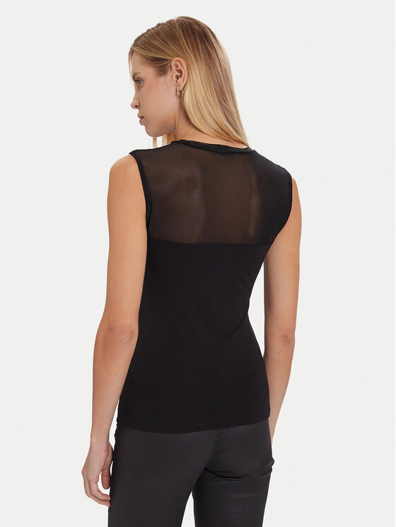 Morgan Morgan Blúzka 252-DIMARA Čierna Slim Fit