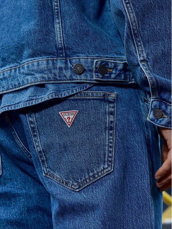 Guess Jeans Guess Jeans Jeansy 182224 Niebieski Straight Fit
