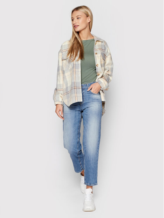 Vero Moda Vero Moda T-särk Panda 10231753 Roheline Regular Fit