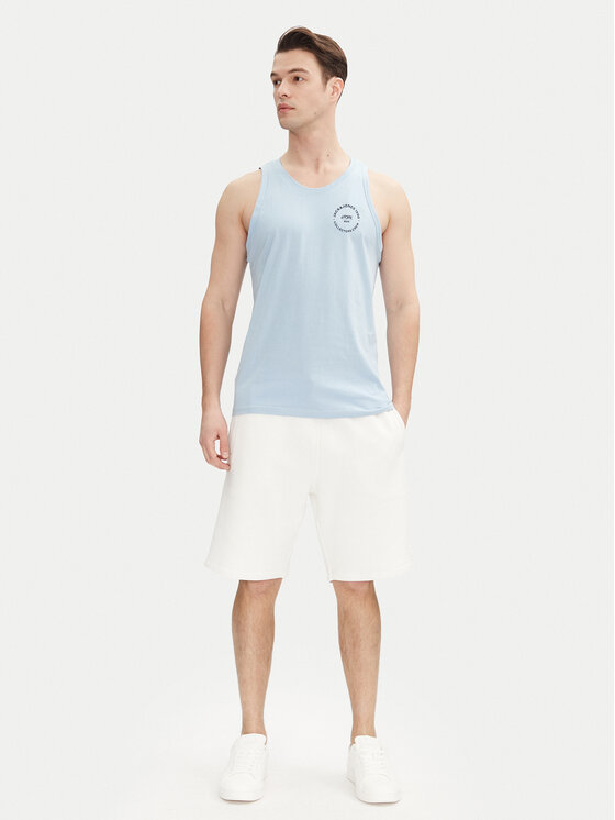 Jack&Jones Jack&Jones Tank top Simon 12270462 Albastru celest Regular Fit