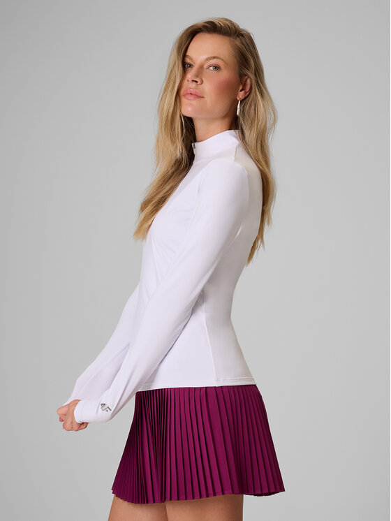 4F 4F Bluzka ESSENTIAL Biały Slim Fit