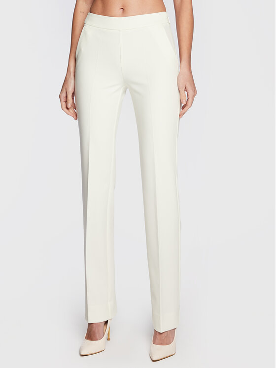 Marciano Guess Marciano Guess Stoffhose 1BGB32 9653Z Écru Regular Fit