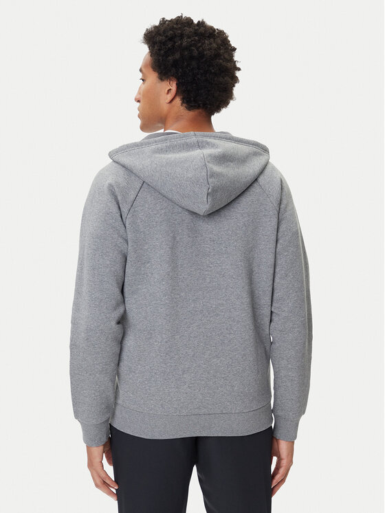 Under Armour Under Armour Bluza Rival Fleece FZ Hoodie Szary Regular Fit
