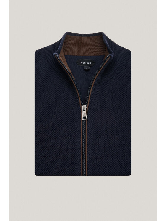 Próchnik Próchnik Kardigan PM14 SW073225000020 Granatowy Regular Fit
