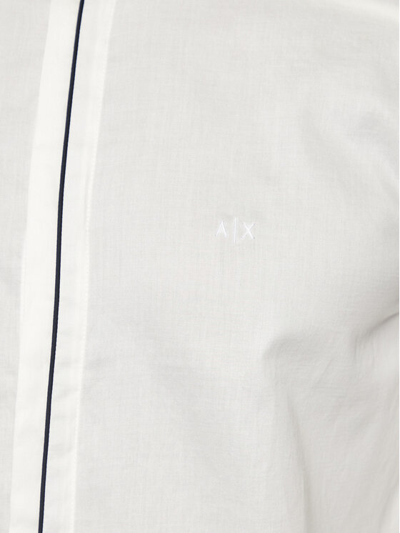 Armani Exchange Armani Exchange Marškiniai 6DZC27 ZNZRZ 1116 Balta Slim Fit