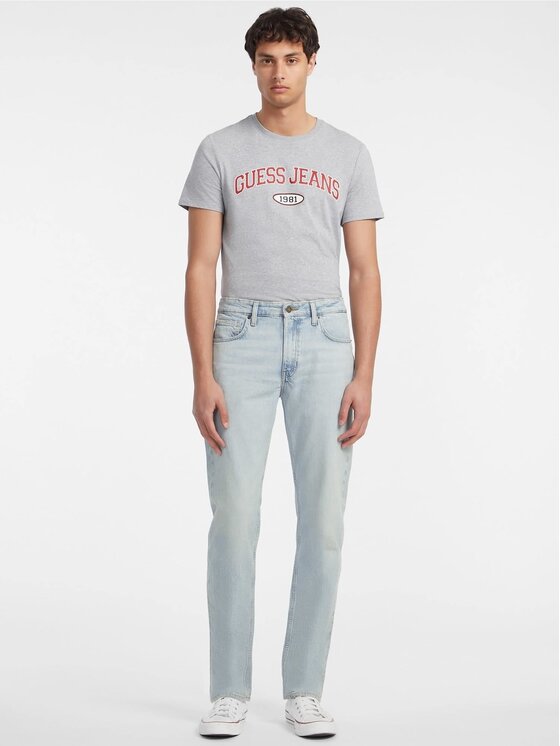 Guess Jeans Džinsi M4YA1B D5DO1 Zils Regular Fit