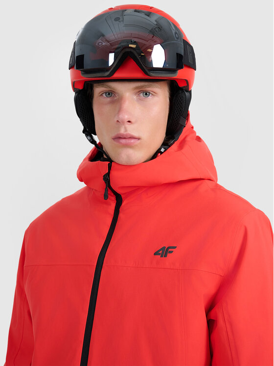 4F 4F Kurtka narciarska SKIWEAR Czerwony Regular Fit