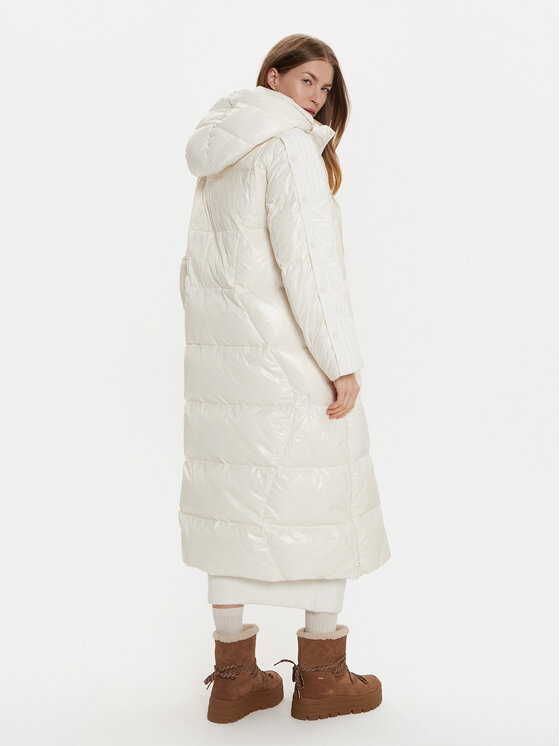 ViCOLO ViCOLO Vatovaná bunda TS0025 Écru Regular Fit